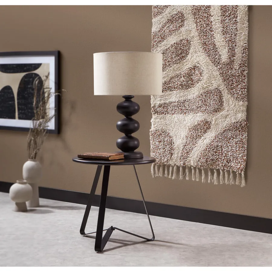 Kwantum Lampenvoeten*Lampvoet Bols Zwart