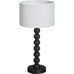 Kwantum Lampenvoeten*Lampvoet Teshu Zwart