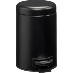 Kwantum Afvalbakken|Badkameraccessoires*Pedaalemmer 3 Liter Zwart