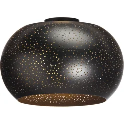 Kwantum Plafondlampen*Plafondlamp Gemino Zwart