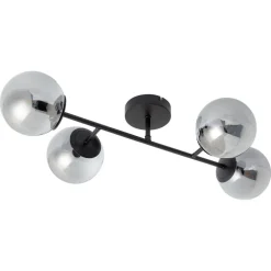 Kwantum Plafondlampen*Plafondlamp Sabi Zwart