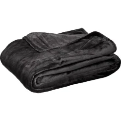 Kwantum Plaids*Plaid XXL 240x220 Cm Zwart