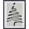 Kwantum Kerstdecoratie*Poster Kerst Wit/Zwart