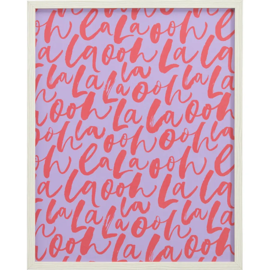 Kwantum Wanddecoratie*Poster Oh La La Lila