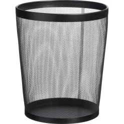 Kwantum Afvalbakken|Badkameraccessoires*Prullenmand Mesh 7 Liter Zwart