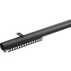 Kwantum Gordijnrails*Railroedeset 250 Cm Zwart Metaal - Ø28mm