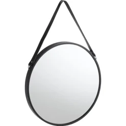 Kwantum Spiegels*Spiegel Terlan Zwart 45 Cm 045CM