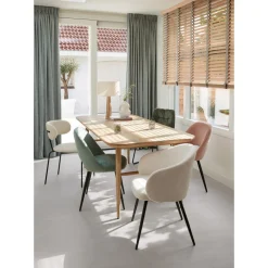 Kwantum Eetkamerstoelen*Stoel Bolzano Off-White