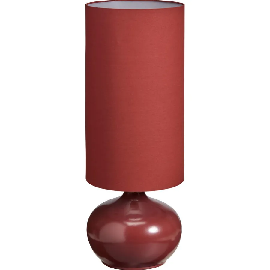 Kwantum Tafellampen*Tafellamp Ida XL Donker Rood Dr.Rood