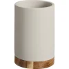 Kwantum Badkameraccessoires*Tandenborstelhouder Acacia Lichtgrijs