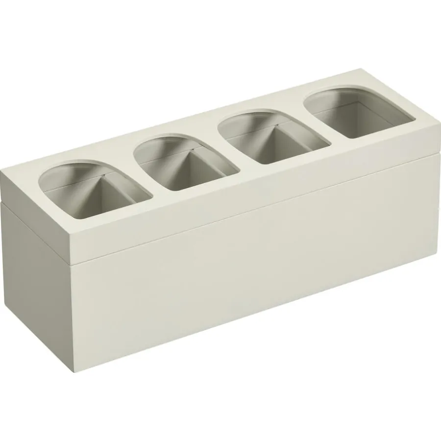 Kwantum Keukenaccessoires*Theedoos Cave Symmetric Off-White