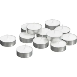 Kwantum Kaarsen & Theelichten|Kaarsen & Theelichten*Theelichten 100 Stuks Wit