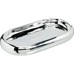 Kwantum Badkameraccessoires*Tray Bumper Ovaal Zilver
