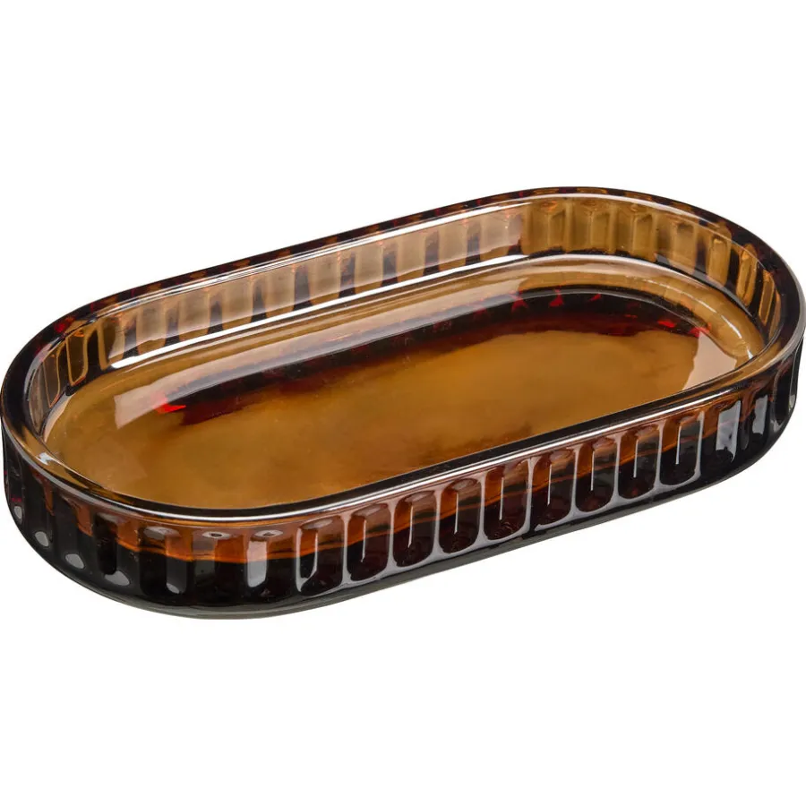 Kwantum Keukenaccessoires|Badkameraccessoires*Tray Ribbel Amber