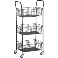 Kwantum Trolleys & Keukenrekken*Trolley Dequan Zwart