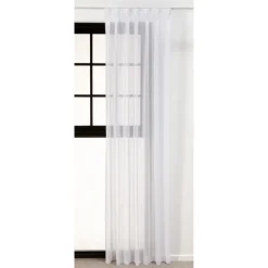 Kwantum Vouwgordijnen|Vitrages*Vitrage Laura Wit