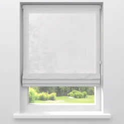 Kwantum Vouwgordijnen|Vitrages*Vitrage Laura Wit 150 Cm 150CM