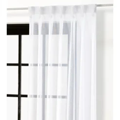 Kwantum Vouwgordijnen|Vitrages*Vitrage Sien 150 Cm Wit