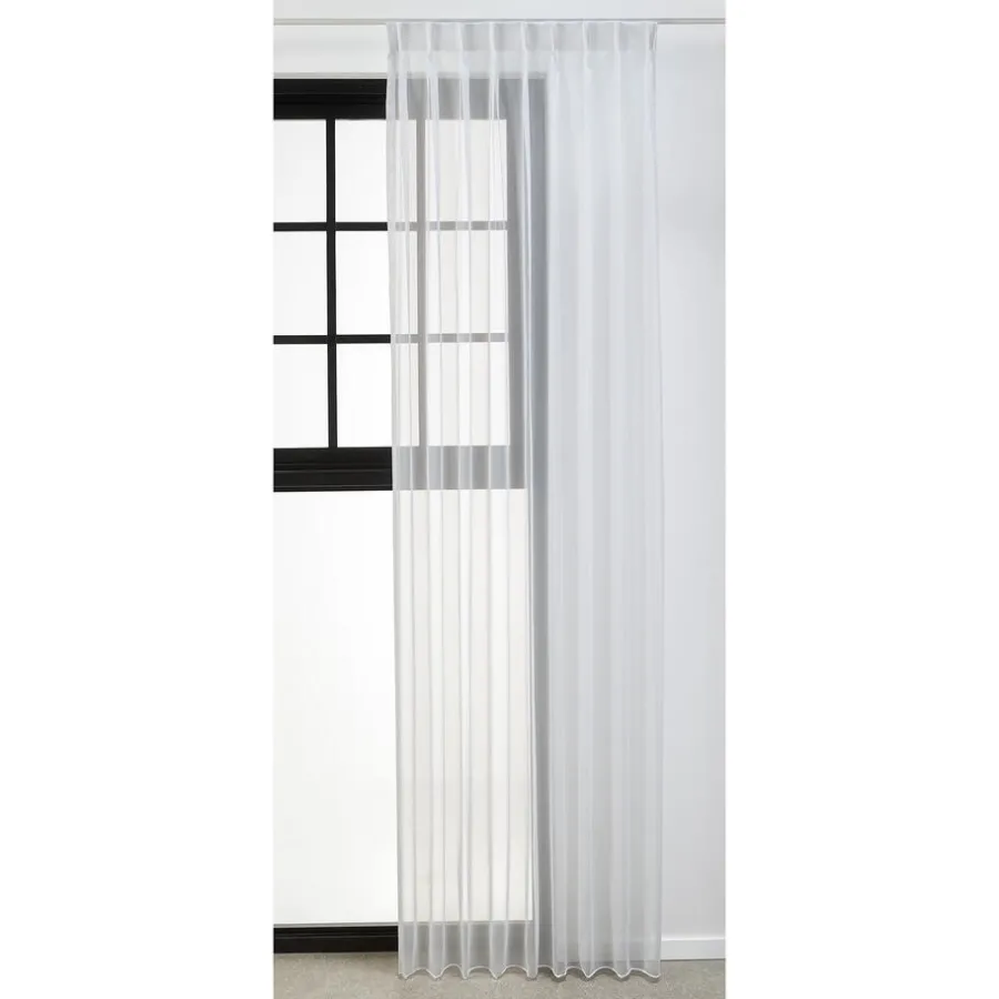 Kwantum Vouwgordijnen|Vitrages*Vitrage Vera Wit