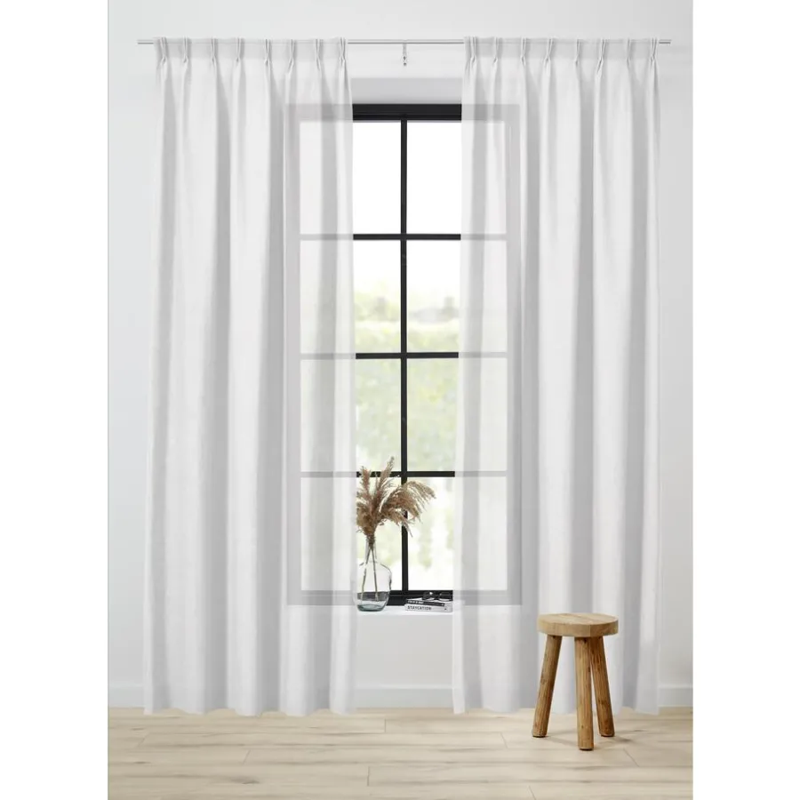 Kwantum Vitrages*Vitrage Violet Wit 150 Cm 150CM