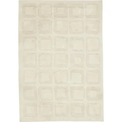 Kwantum Vloerkleden|Vloerkleden Woonkamer*Vloerkleed Lewis Wit