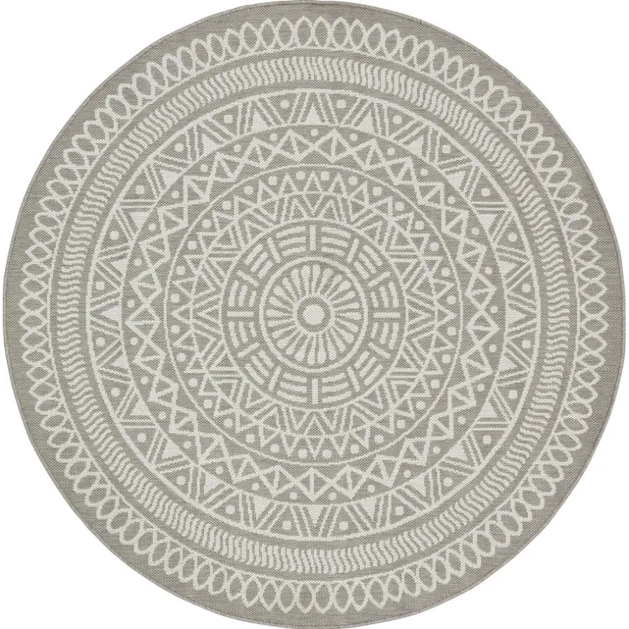 Kwantum Vloerkleden|Buitenkleden*Vloerkleed Rino Grijs LichtGrijs