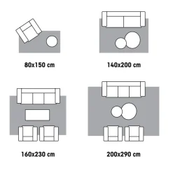 Kwantum Vloerkleden|Vloerkleden Woonkamer*Vloerkleed Shepherd Taupe