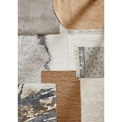 Kwantum Vloerkleden|Buitenkleden*Vloerkleed Solis Naturel - Ø 100 Cm