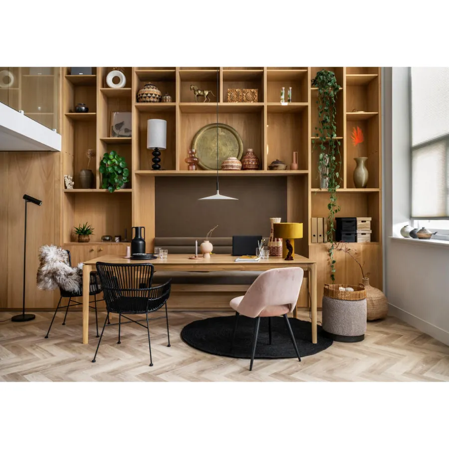 Kwantum Vloerlampen*Vloerlamp Cura Zwart