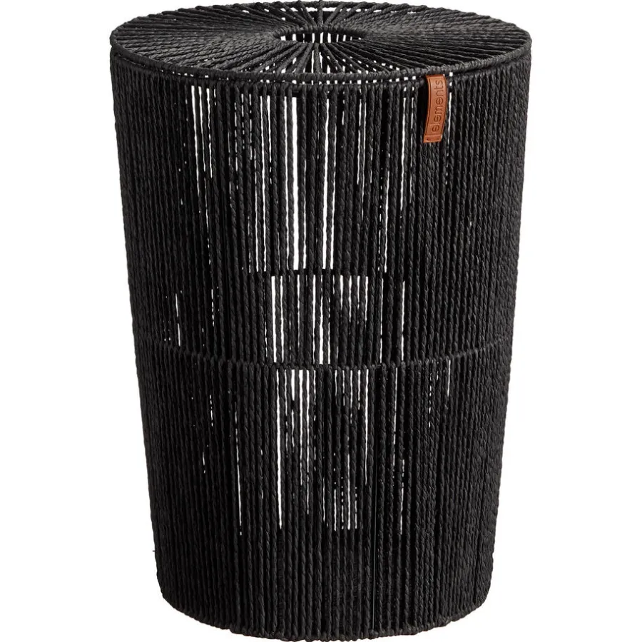 Kwantum Wasmanden*Wasmand Rope Rond Zwart