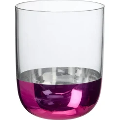 Kwantum Kerstservies|Glazen*Waterglas Sereen Metallic Roze - 350ml