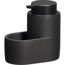 Kwantum Badkameraccessoires*Zeeppomp Met Bakje Zwart